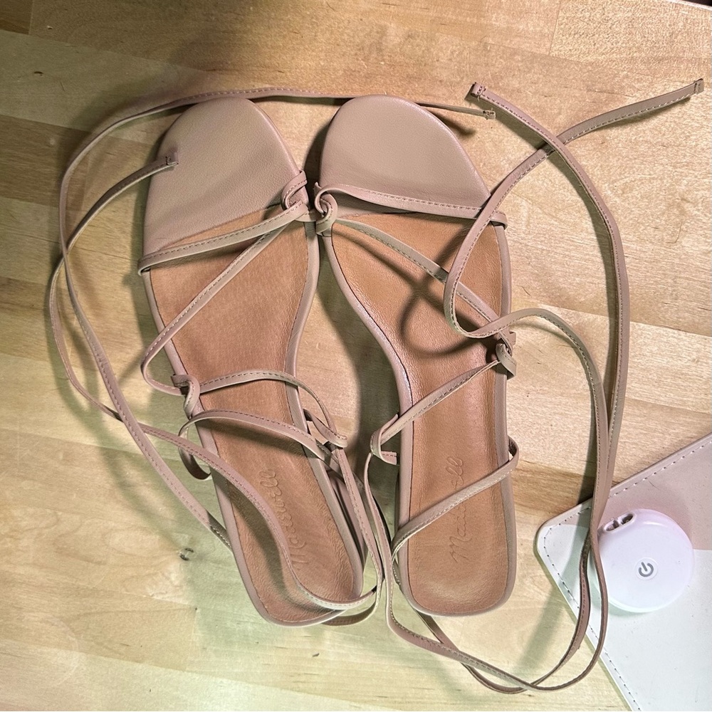 Madewell Nude Strappy Sandals